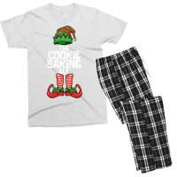 Christmas Cookie Baking Elf Music Men's T-shirt Pajama Set | Artistshot