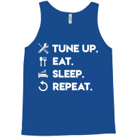 Tune Up Eat Sleep Repeat Livelihood Cute Tank Top | Artistshot