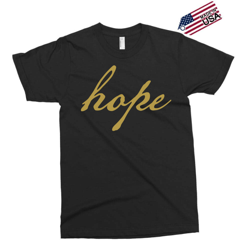 Gold Christmas Hope Minimal Typography Funny Exclusive T-shirt by bonitamella8 | Artistshot