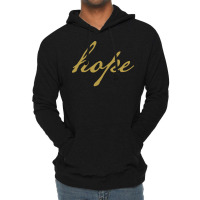 Gold Christmas Hope Minimal Typography Funny Lightweight Hoodie | Artistshot