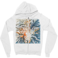 Alghorithmically Generated Landscape Music Zipper Hoodie | Artistshot