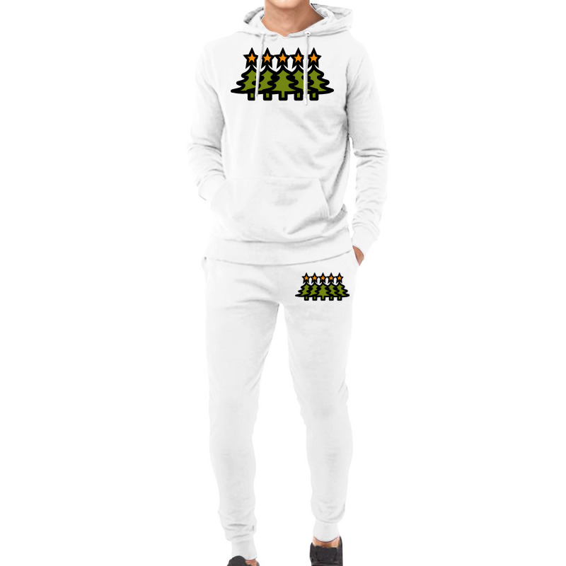 Forest Of Five Minimal Christmas Trees Gift Hoodie & Jogger set by zekrinatorer | Artistshot