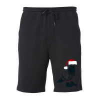 Christmas Pigeon In Santa Hat Fleece Short | Artistshot