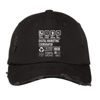 Digital Marketing Coordinator T  Multitasking Cert Vintage Cap | Artistshot