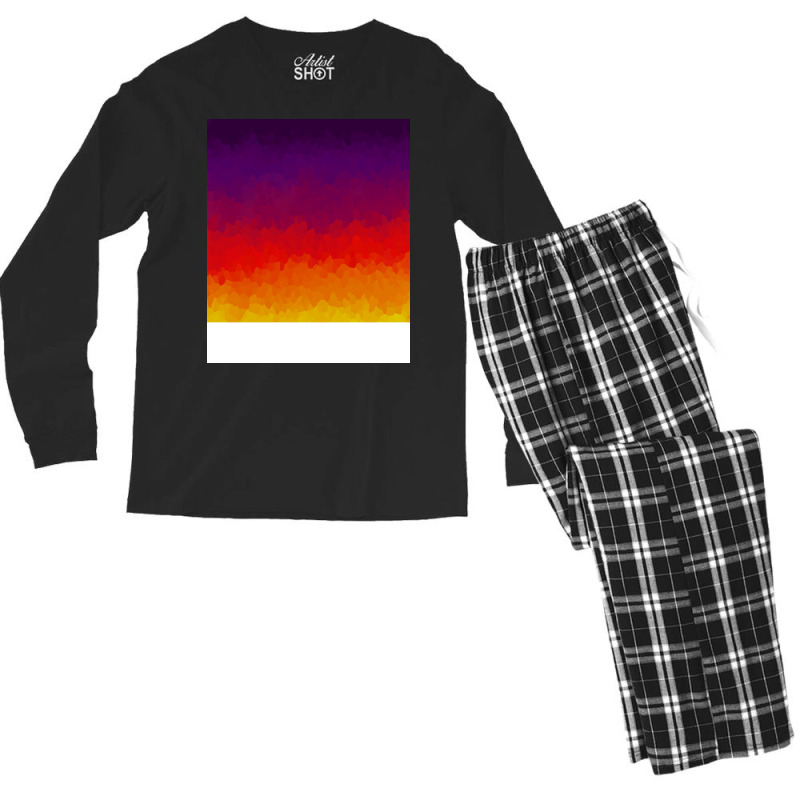 Crystal Sunset Girl Men's Long Sleeve Pajama Set | Artistshot