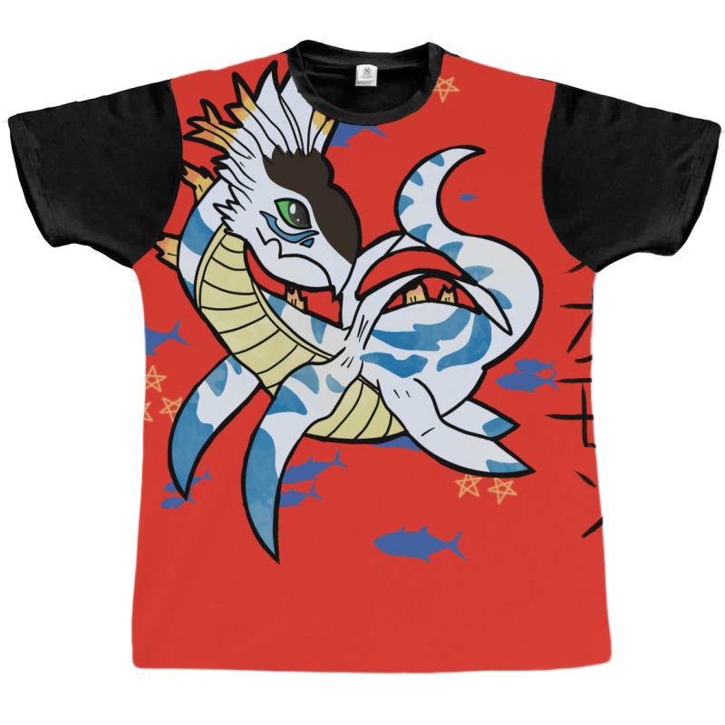 Digimon Plesiomon Graphic T-shirt | Artistshot