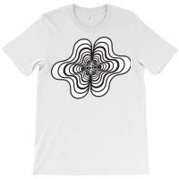 3d Abstract Black White Design 70s T-shirt | Artistshot