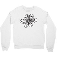 3d Abstract Black White Design 70s Crewneck Sweatshirt | Artistshot