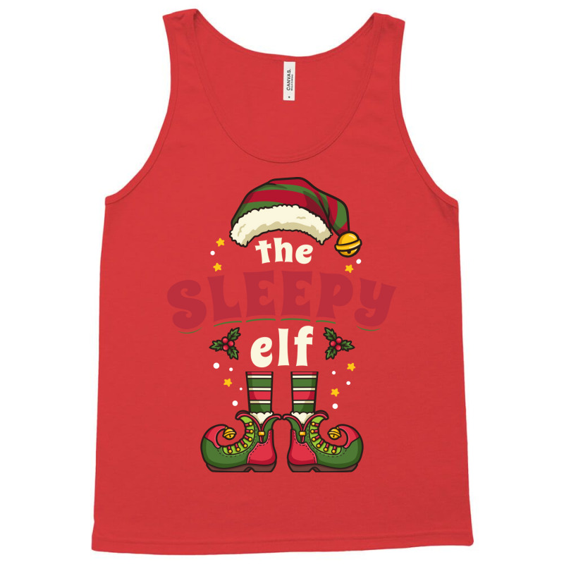 Christmas Sleepy Elf Summer Tank Top | Artistshot