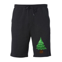 Christmas Tree Summer Fleece Short | Artistshot