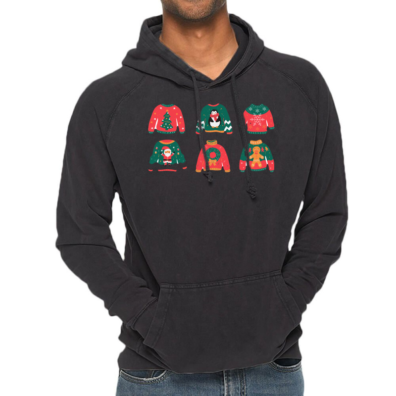 Christmas Sweaters Boy Vintage Hoodie | Artistshot