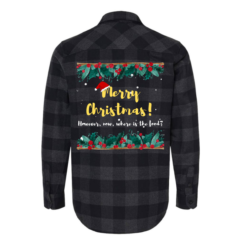 Merry Christmas Hipster Flannel Shirt by zekrinatorer | Artistshot