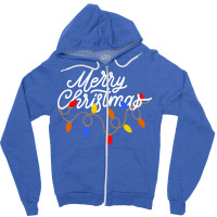 Merry Christmas Lights Trending Zipper Hoodie | Artistshot