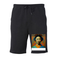 Asian Abstract 9 Humor Fleece Short | Artistshot