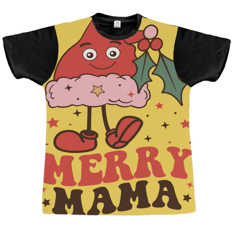 Merry Mama Funny Graphic T-shirt by zekrinatorer | Artistshot