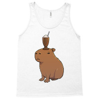 Capybara With A Chocolate Milkshake On Its Head Tu Tank Top | Artistshot