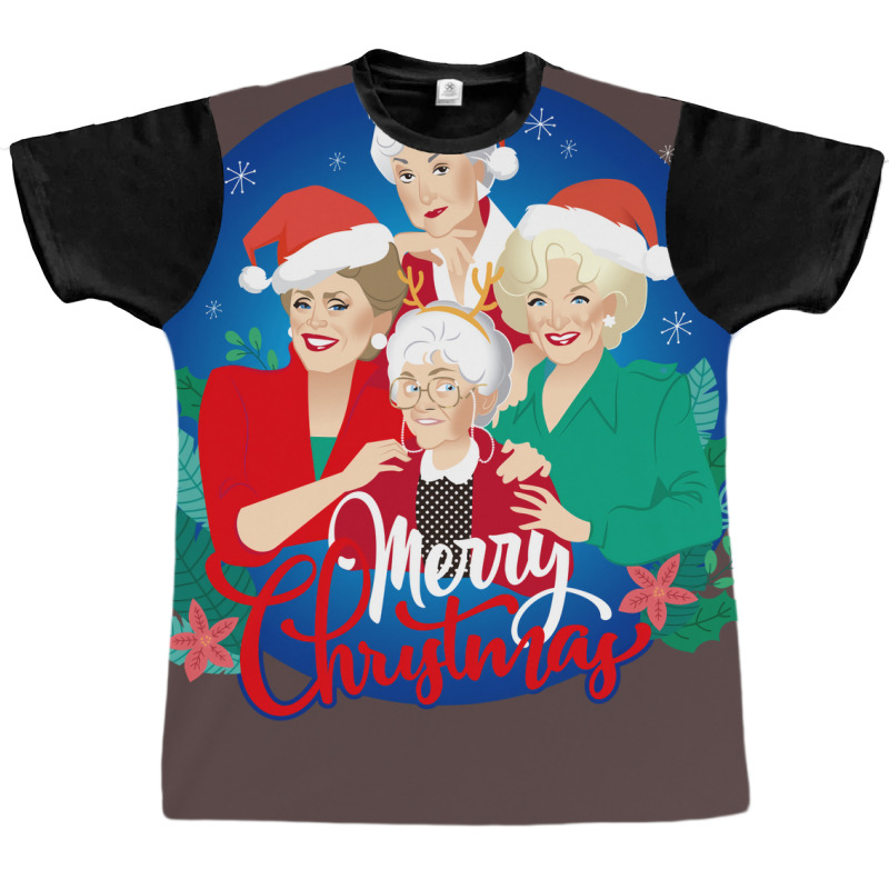 Golden Christmas Cool Graphic T-shirt | Artistshot