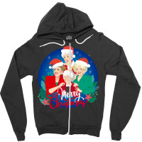 Golden Christmas Cool Zipper Hoodie | Artistshot