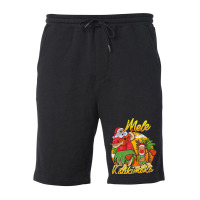 Mele Kalikimaka Santa Hawaiian Christmas In July H Fleece Short | Artistshot