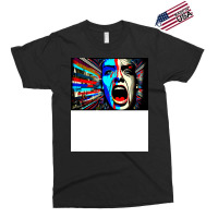 Screaming In Colour Abstract Art Exclusive T-shirt | Artistshot