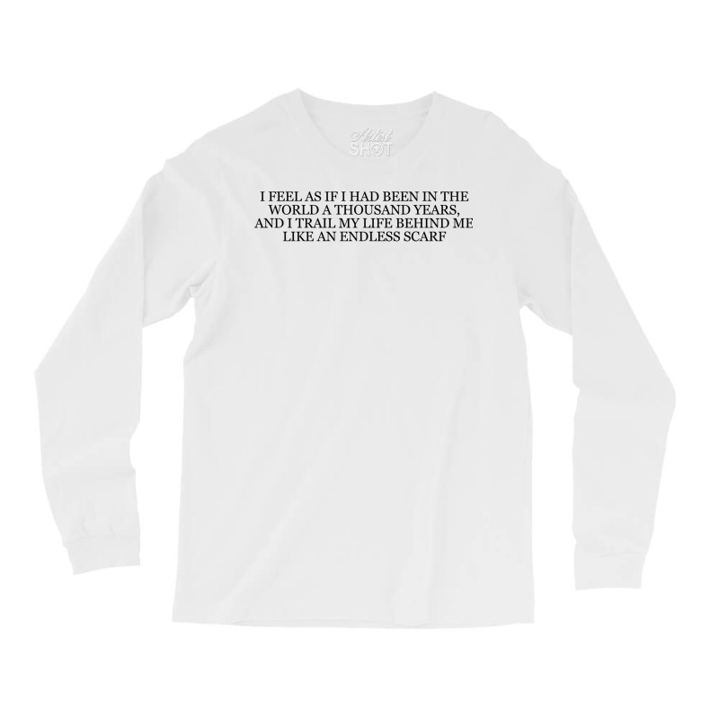 Anton Chekhov Boy Quote Long Sleeve Shirts by beregakoidze1 | Artistshot