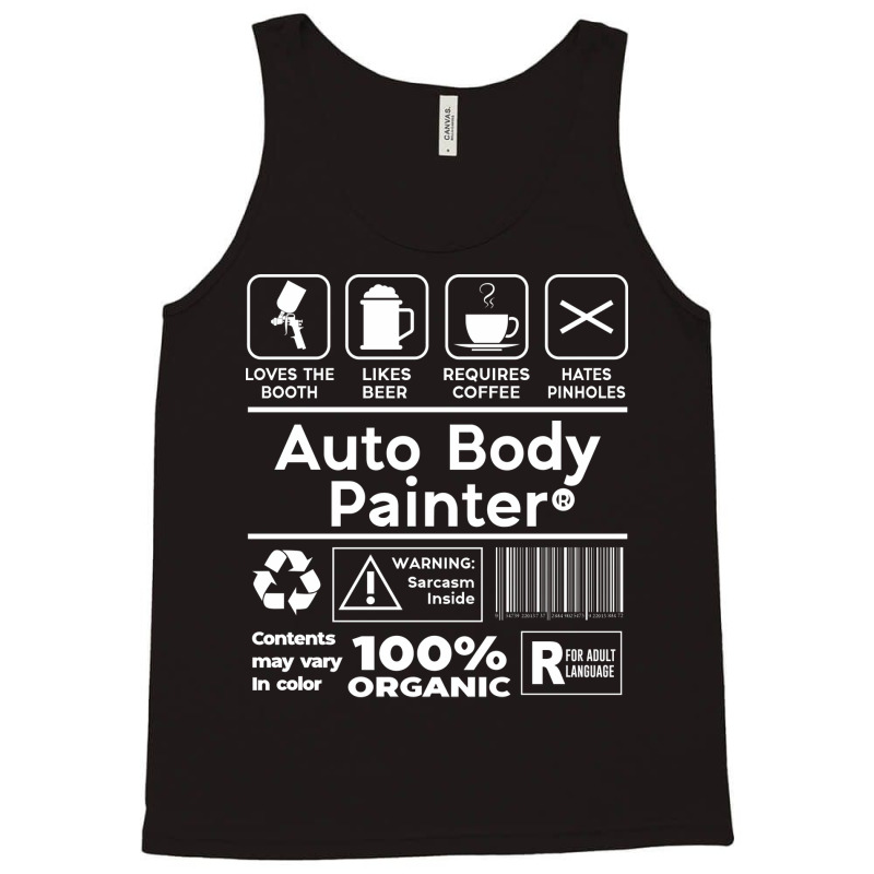 Autobody Automotive Painter Auto Body Painter Nost Tank Top | Artistshot