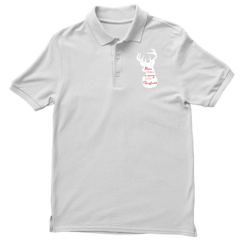 Have Yourself A Merry Little Christmas 70s Men's Polo Shirt | Artistshot