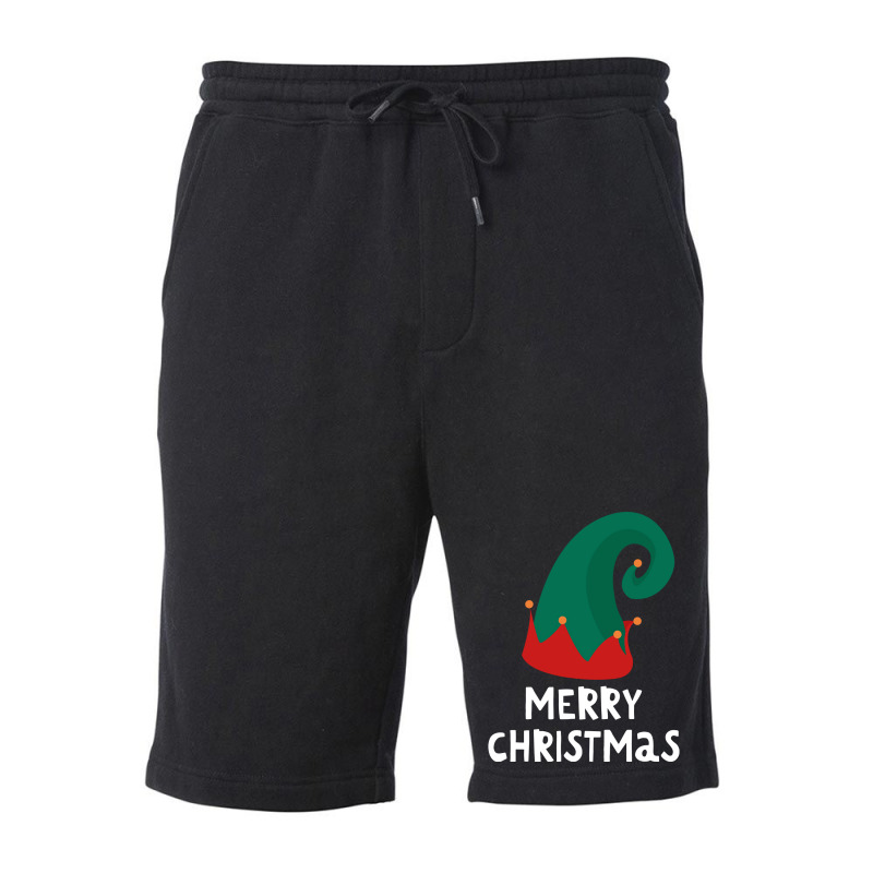 Merry Christmas Funny Christmas  Hipster Nature Fleece Short | Artistshot