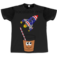 Chocolate Milk And Rocket Vintage Graphic T-shirt | Artistshot