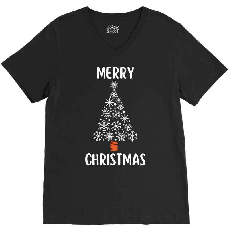 Merry Christmas Funny Christmas  Green V-neck Tee | Artistshot