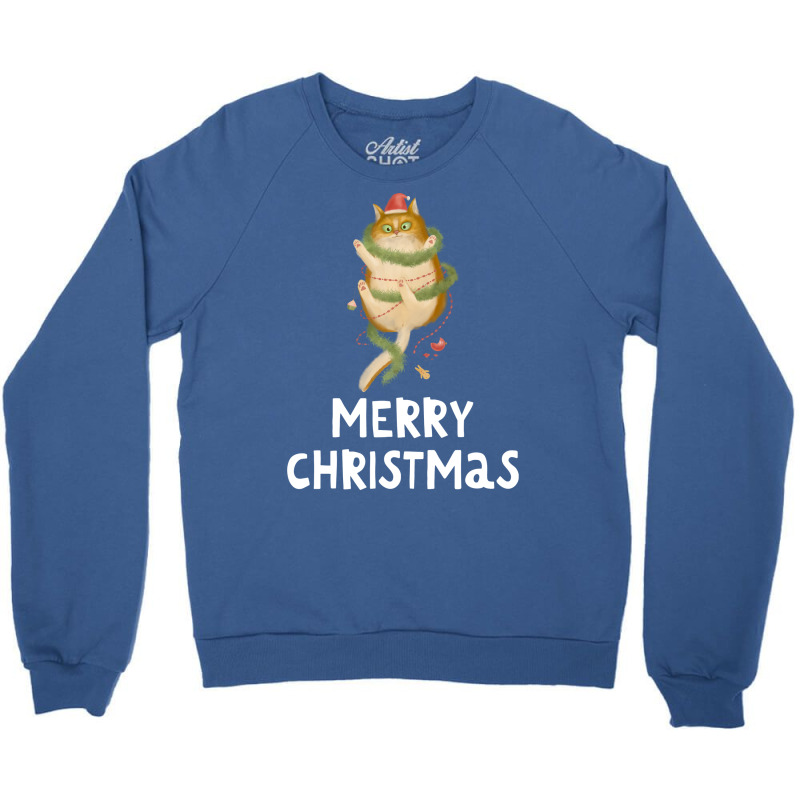 Merry Christmas Funny Christmas  Love Girl Crewneck Sweatshirt | Artistshot