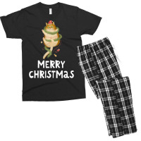 Merry Christmas Funny Christmas  Love Girl Men's T-shirt Pajama Set | Artistshot