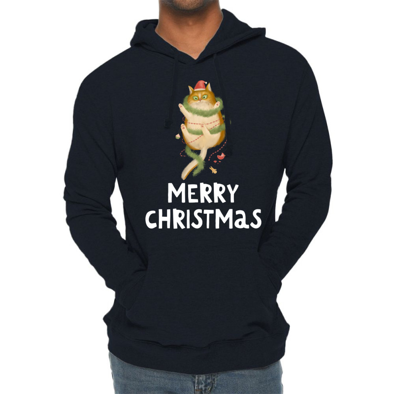 Merry Christmas Funny Christmas  Love Girl Lightweight Hoodie | Artistshot