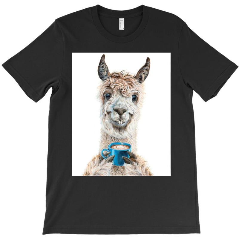 Llama Latte T-shirt | Artistshot