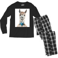 Llama Latte Men's Long Sleeve Pajama Set | Artistshot