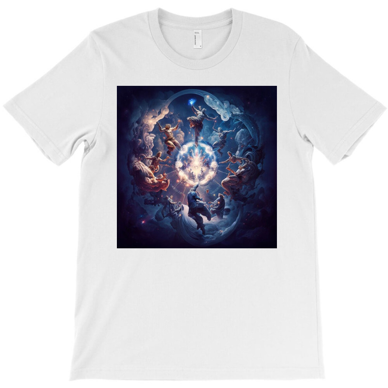 Olympus And The Creation T-shirt | Artistshot