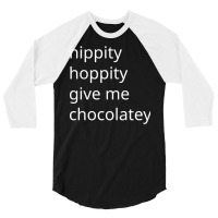 Funny Easter Chocolate Lover Gift Nature 3/4 Sleeve Shirt | Artistshot