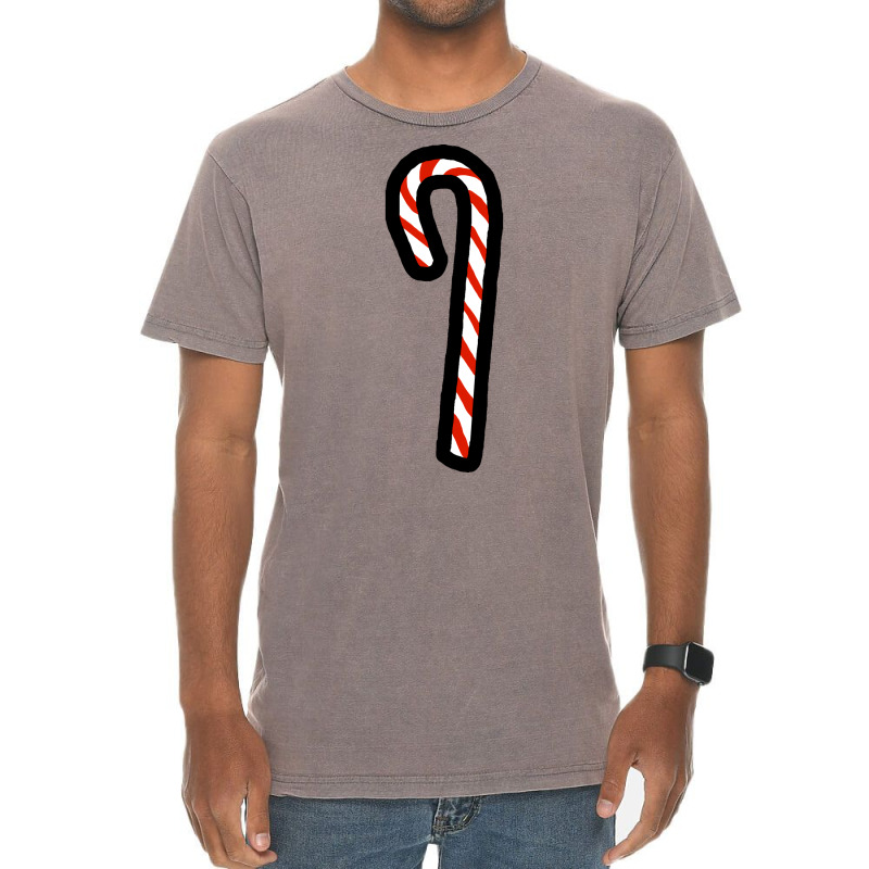 One Candy Cane For Christmas Vintage Vintage T-shirt | Artistshot