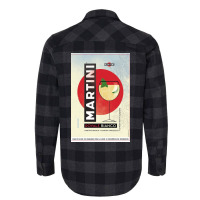 Vintage Pub   Martini Aperitif Flannel Shirt | Artistshot