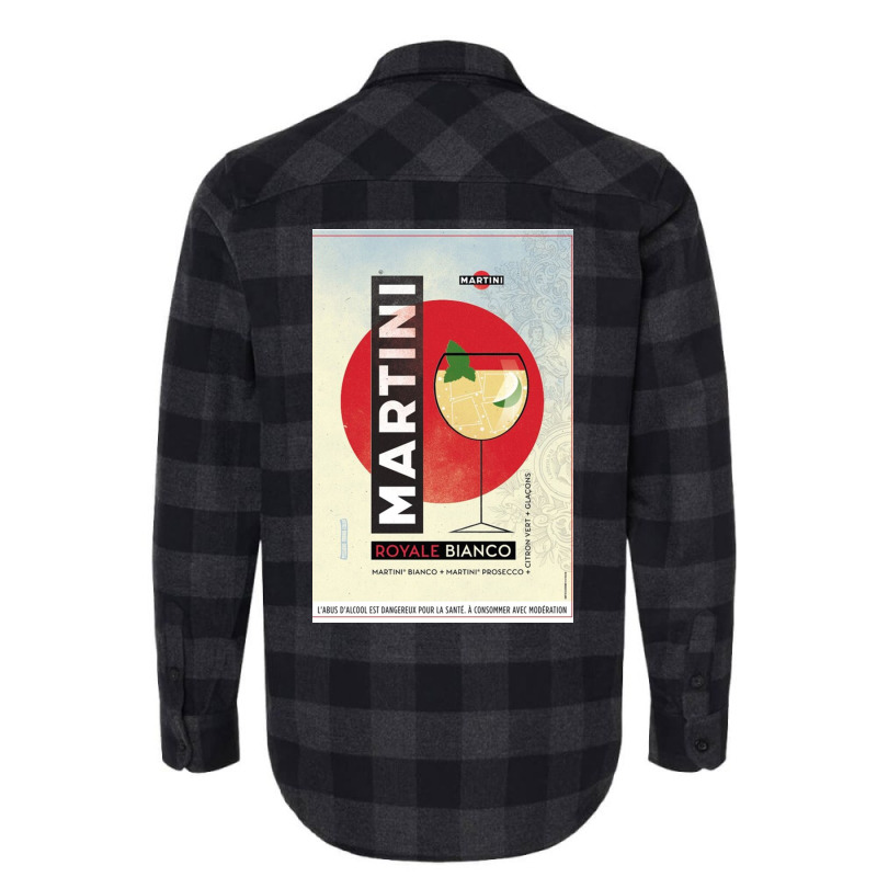 Vintage Pub   Martini Aperitif Flannel Shirt | Artistshot