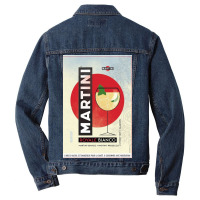 Vintage Pub   Martini Aperitif Men Denim Jacket | Artistshot