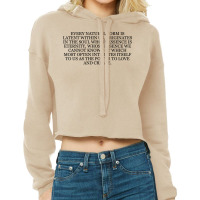 Hermann Hesse Music Funny Cropped Hoodie | Artistshot