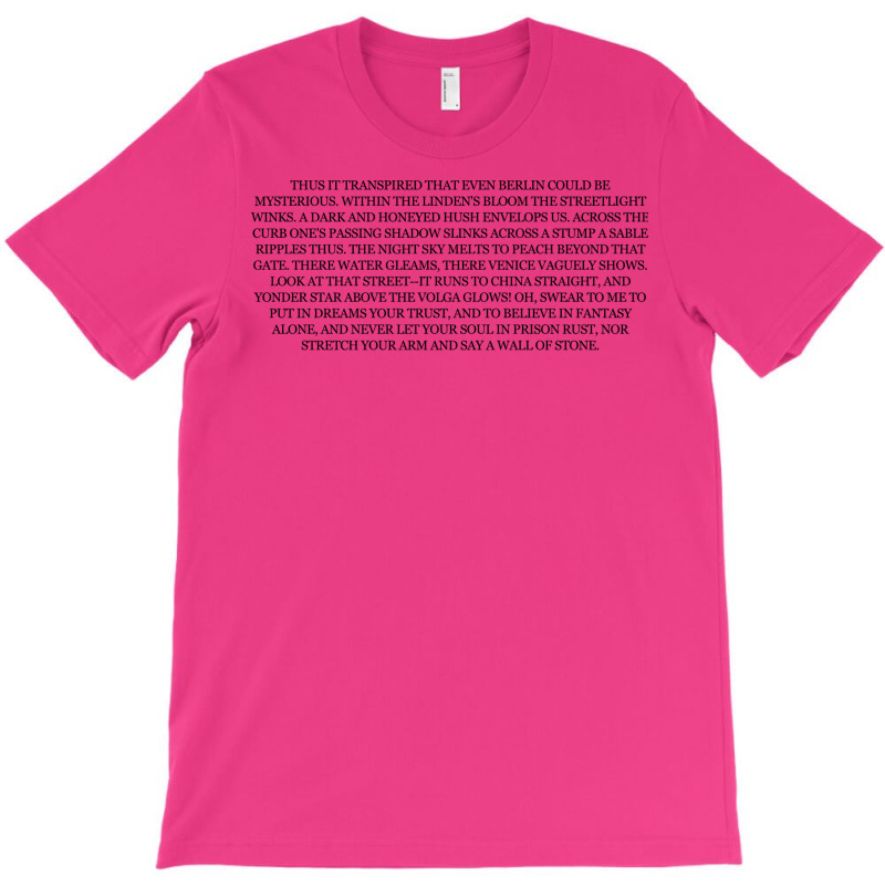 Vladimir Nabokov Aesthetic Tumblr T-Shirt by kanrahnesipm | Artistshot