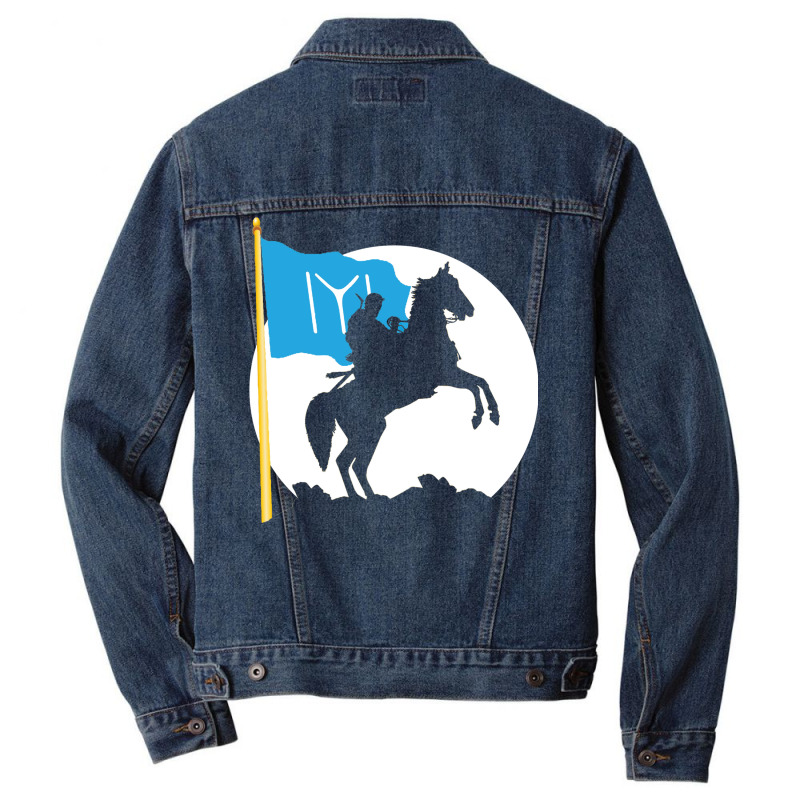 Ertugrul Kayi Boyu Iyi Flag Ottoman Empire Men Denim Jacket | Artistshot