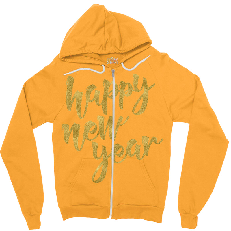 Happy New Year Zipper Hoodie | Artistshot