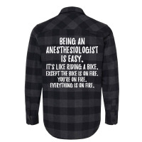 Anesthesiologist An Author Stars Flannel Shirt | Artistshot