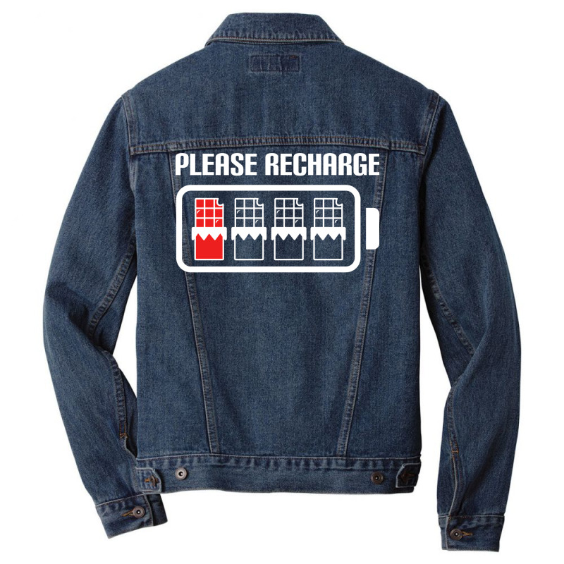 Chocolate Please Recharge Travel Men Denim Jacket by alheklupsm | Artistshot