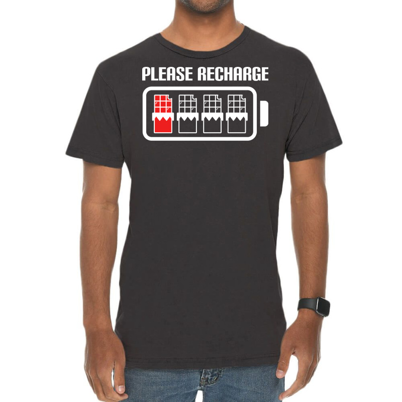 Chocolate Please Recharge Travel Vintage T-Shirt by alheklupsm | Artistshot