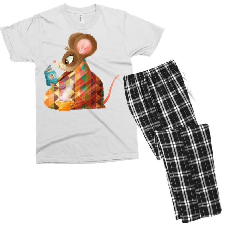 Cosy Mouse 80s Men's T-shirt Pajama Set by alheklupsm | Artistshot