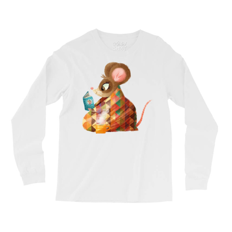 Cosy Mouse 80s Long Sleeve Shirts by alheklupsm | Artistshot